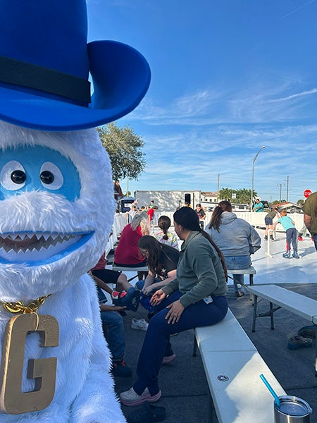 Chilly G at a Gilbert's community event